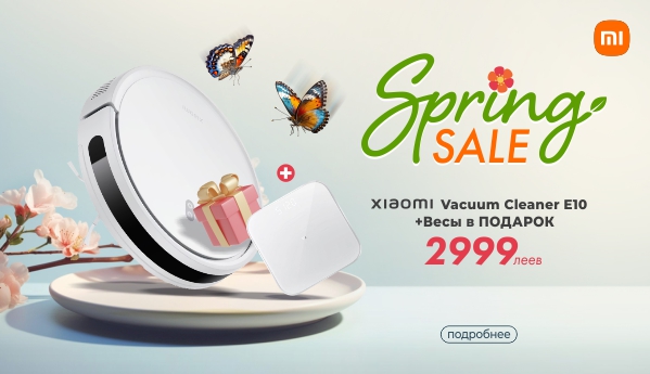 Spring sales - Xiaomi Robot Vacuum Cleaner E10